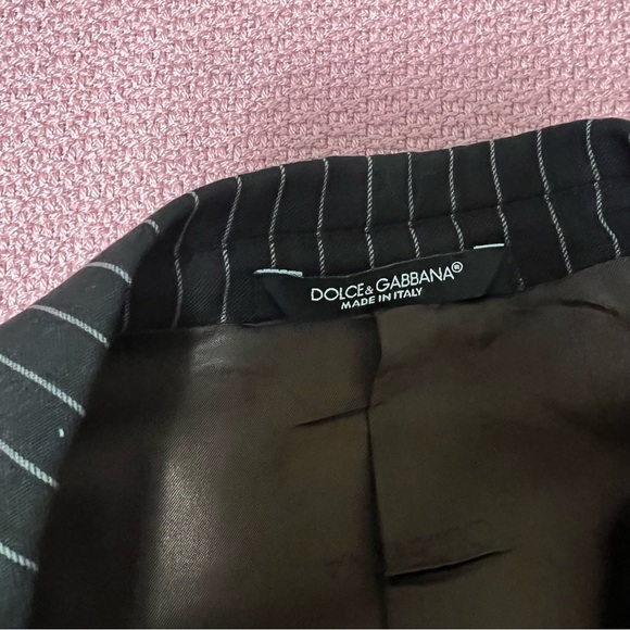 Dolce & Gabbana Sicily 2 pieces Suit In Stretch Pinstripe Wool men’s size 50 - Picture 13 of 16